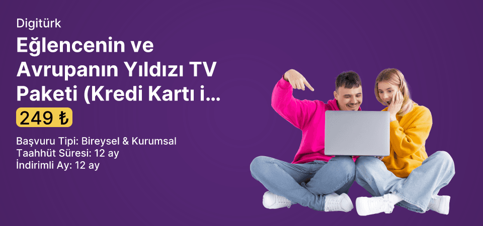 Eğlencenin ve Avrupanın Yıldızı TV Paketi (Kredi Kartı ile) 