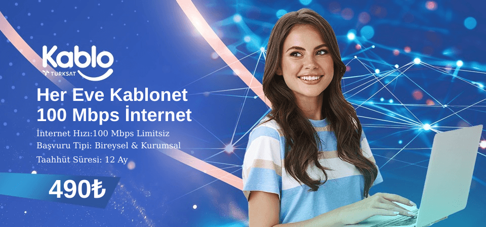 Her Eve Kablonet 100 Mbps İnternet
