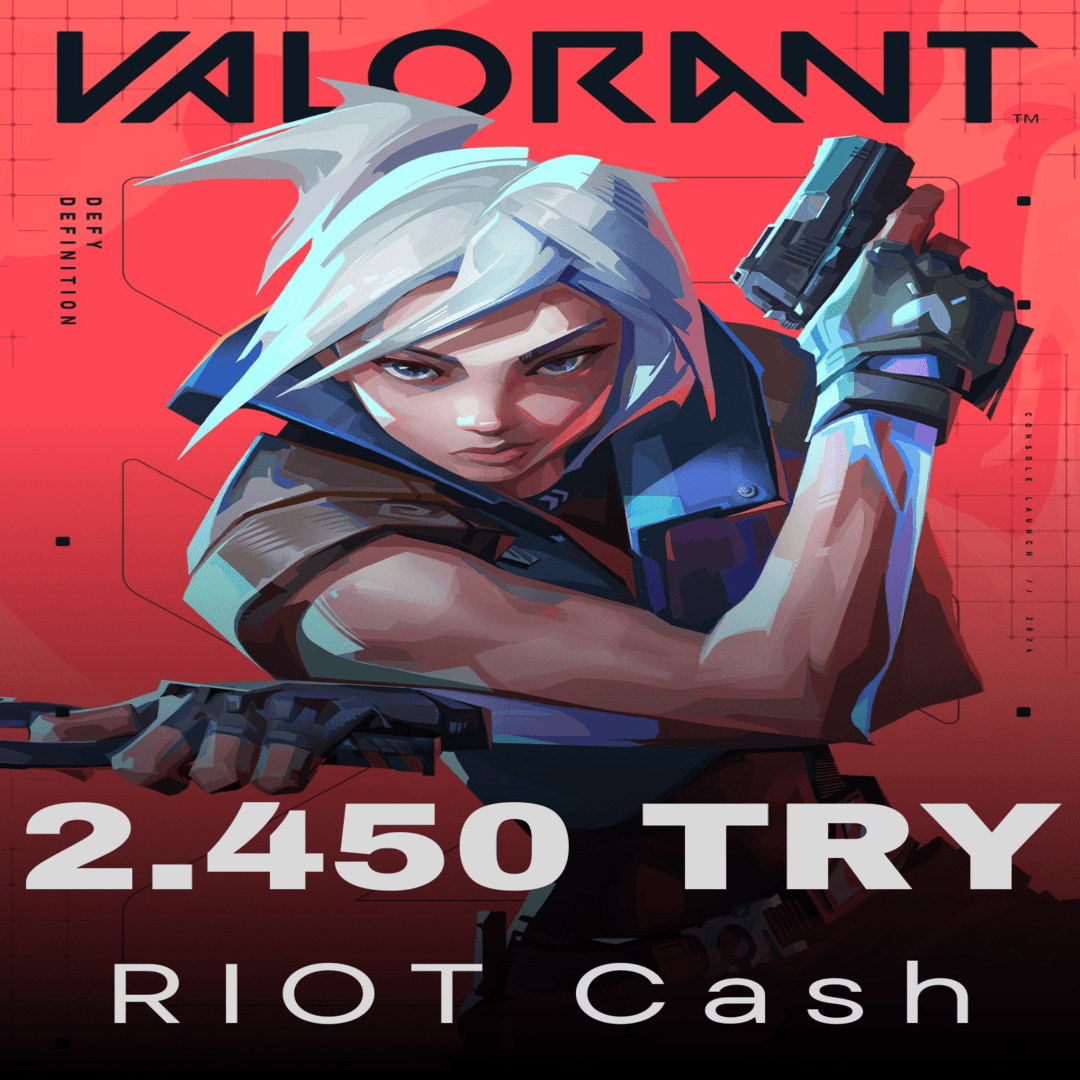 Valorant 2450 TRY RIOT Cash (11000 VP)